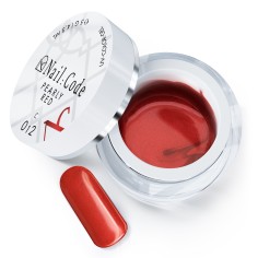 Gel de couleur Pearly Red
