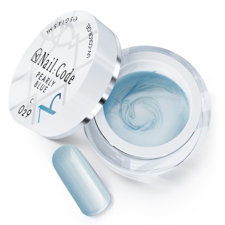 Gel de couleur Pearly Blue