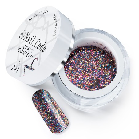 Gel de couleur CRAZY CONFETTI