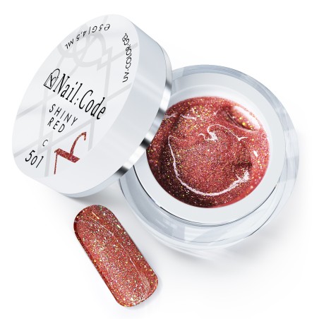 Gel de couleur SHINY RED