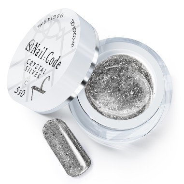 Gel de couleur Crystal silver