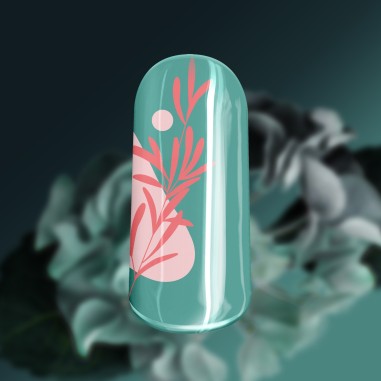 Gel de couleur Dusty Cyan