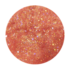Gel de couleur Glitter Papaya 2