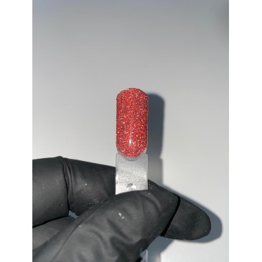 Color gel glittery red