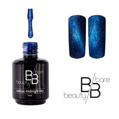 Vernis semi permanent cateye bleu