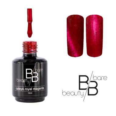 vernis semi permanent cateye rouge