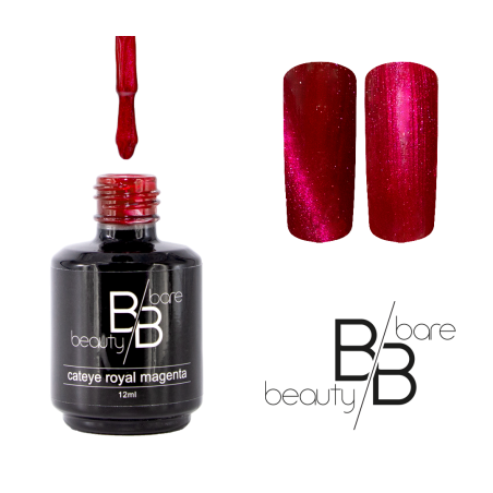 vernis semi permanent cateye rouge