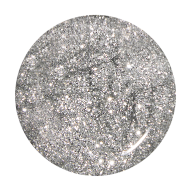 Gel de couleur Glitter Silver