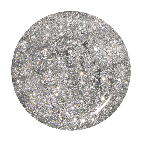 Gel de couleur sparkle silver